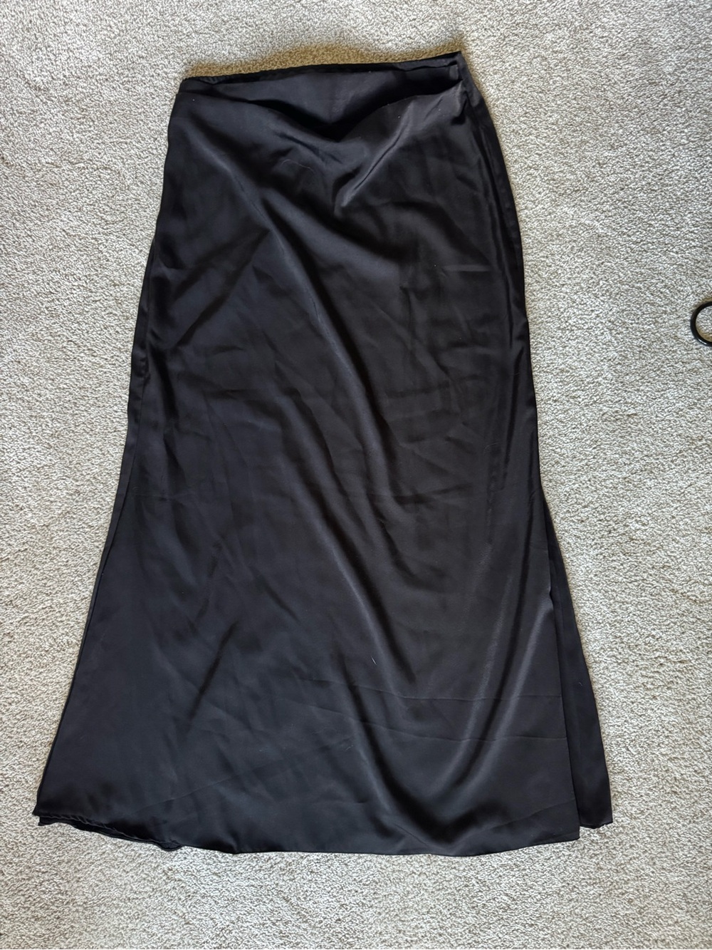 Cider black Midi Slip Skirt - Women's Classic Silky Finish